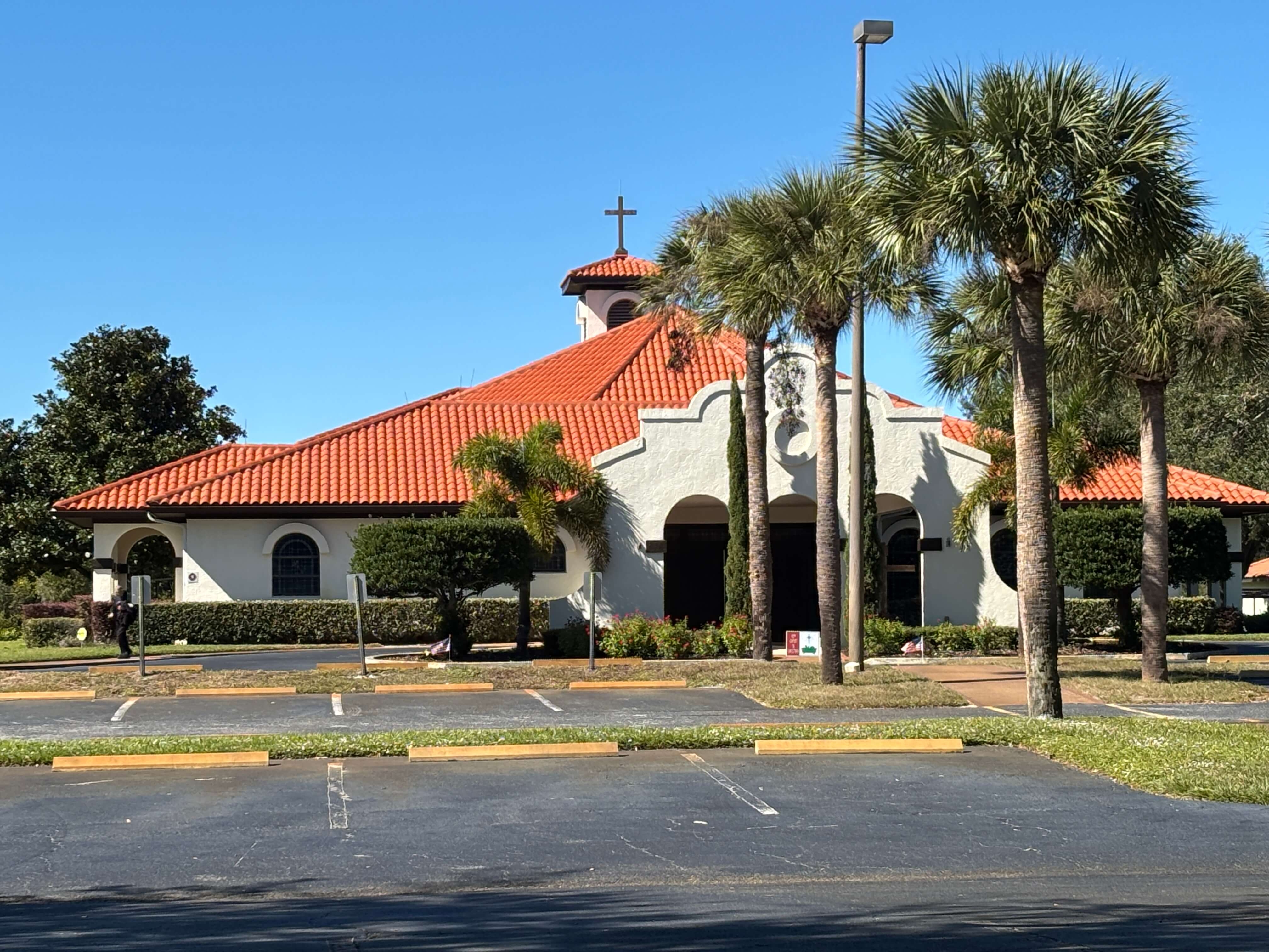Exterior of St. James Church Lake Placid